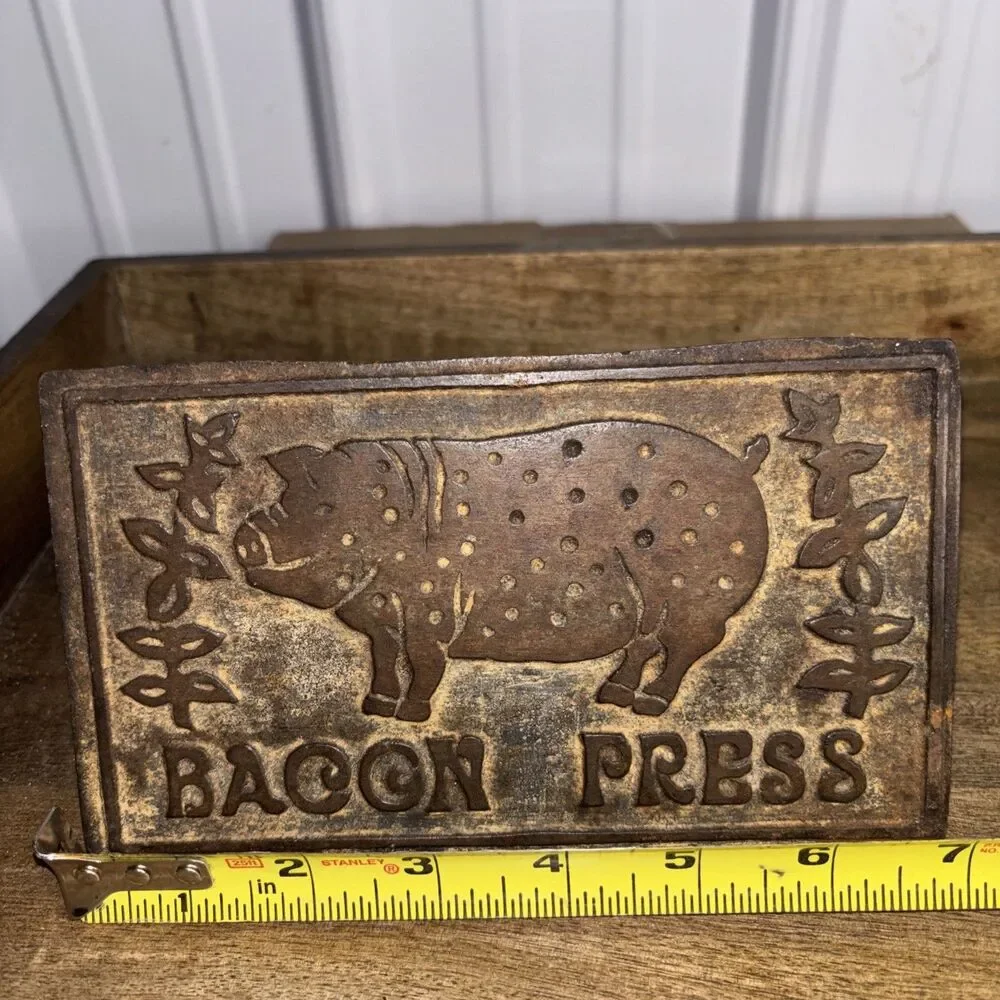 Vintage Potato Ricer And Bacon Press